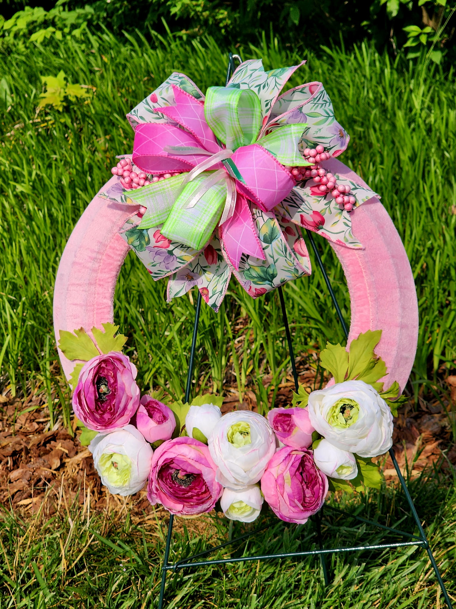 Cabbage Rose Wreath