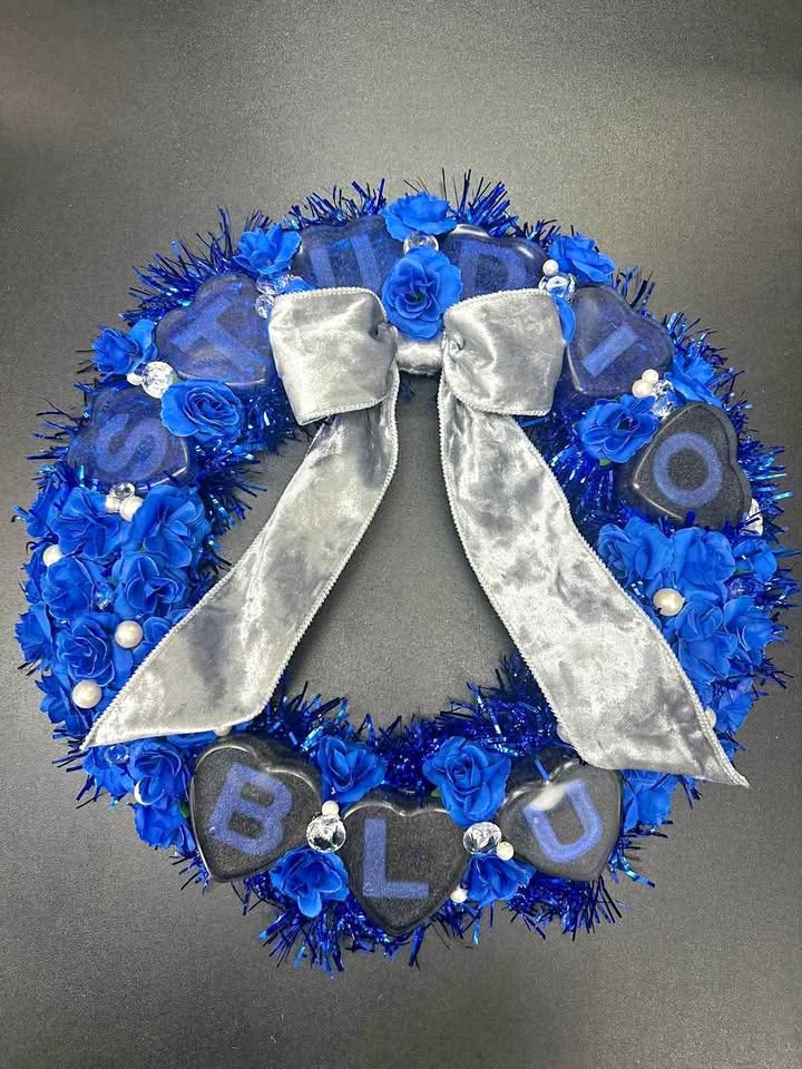 Custom Blu Valentine's Day Wreath